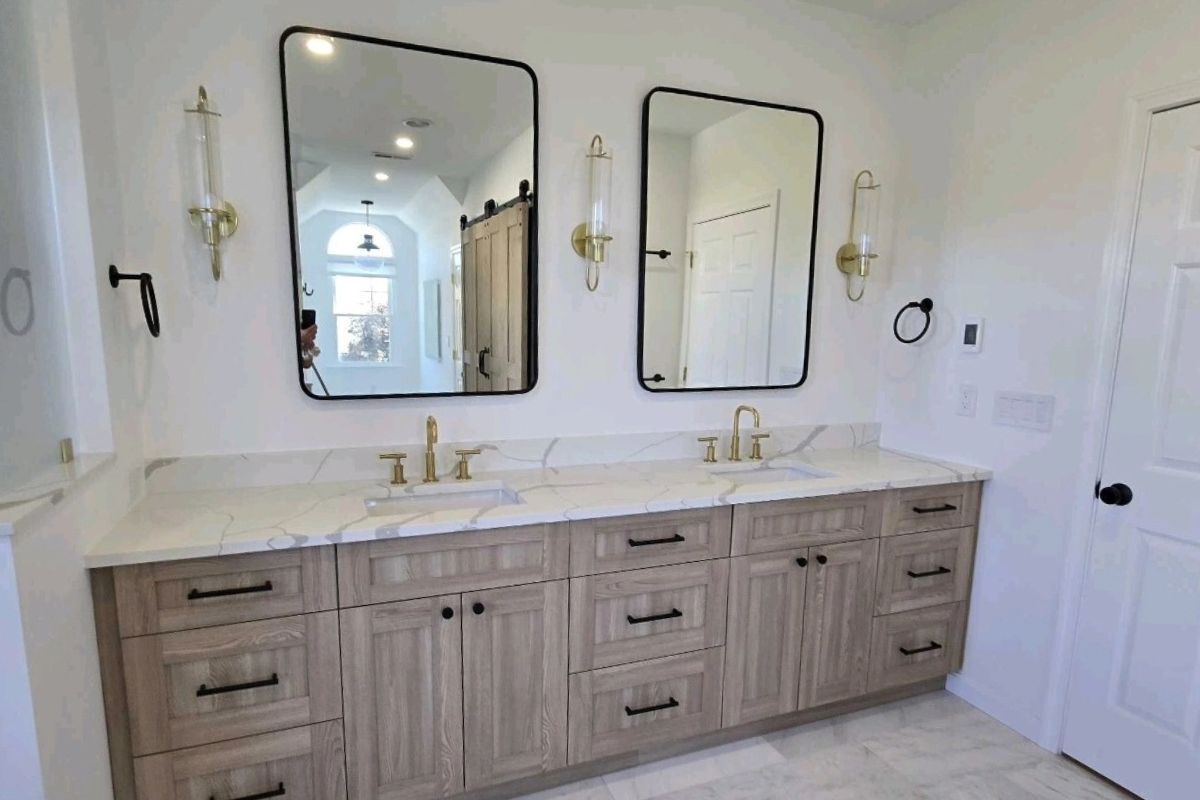 a bathroom remodel in framingham ma