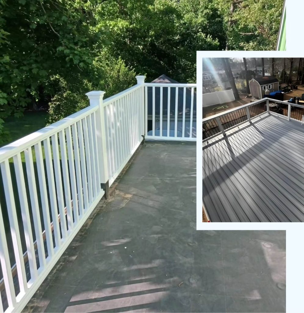 Spacious deck installation Framingham MA