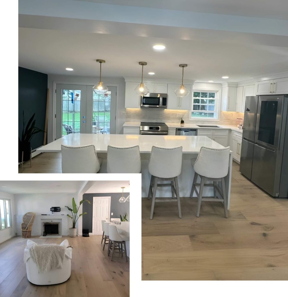 Spacious kitchen after kitchen remodeling Framingham upgrade
